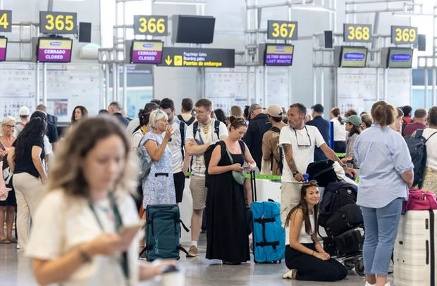 Aeropuerto de Málaga, España.