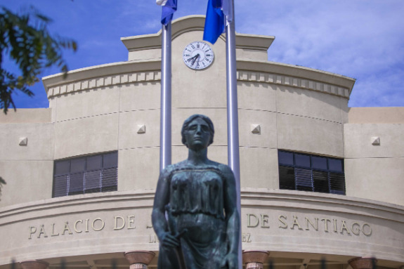 Palacio de Justicia de Santiago.