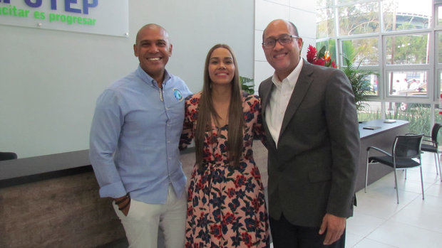 Salvador Batista, María Marte y Tony Arias