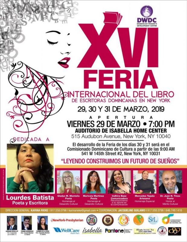 Dedican Feria del Libro Escritoras Dominicanas NY a Lourdes Batista