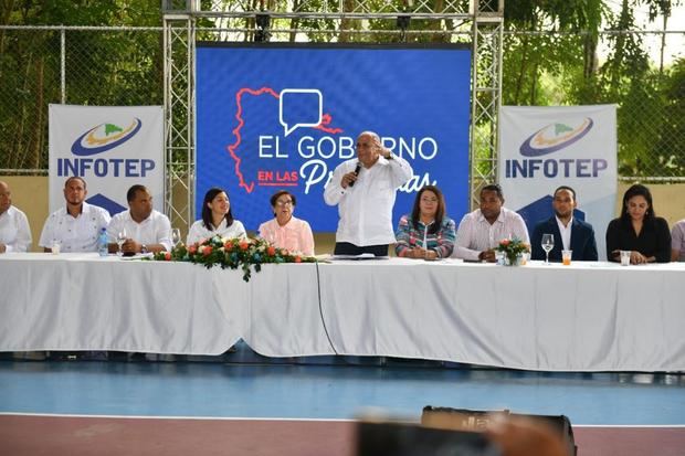 Santos Badí­a anuncia apertura de la Zona Franca de provincia Hermanas Mirabal y Centro Tecnológico del INFOTEP.