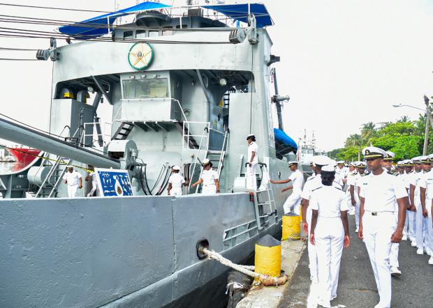 Armada Dominicana despide crucero nacional de instrucción para Guardiamarinas verano 2024