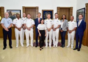 Delegación de Países Bajos realiza visita oficial a la Comandancia General de la Armada de República Dominicana