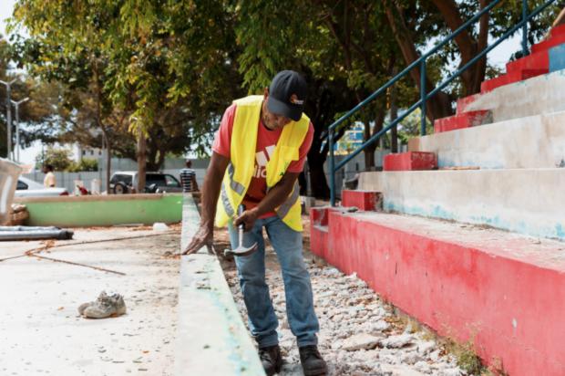 Alcaldía del Distrito Nacional trabaja simultáneamente en la construcción de seis parques en la capital