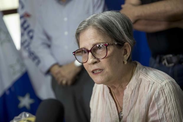 En la imagen Carmella María Rogers Amburn, conocida localmente como Kitty Monterrey, representante legal del opositor Ciudadanos por la Libertad, CxL.