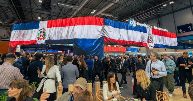 Estand de la República Dominicana en la FITUR 2025, ganador como el mejor
estand del país.