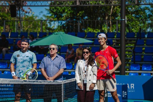 Lucas Miedler, Fernando Hazoury, Julia Boyadjieva y Rei Sakamoto