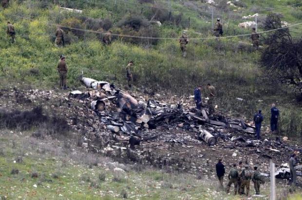 Siria derribó avión israelí 