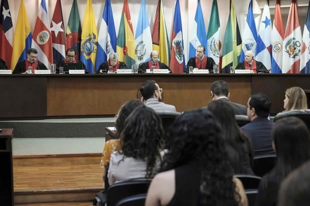 Vista general de una sesión de la Corte Interamericana de Derechos Humanos (CorteIDH).