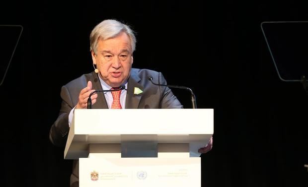 En la imagen, el secretario general de las Naciones Unidas, António Guterres.