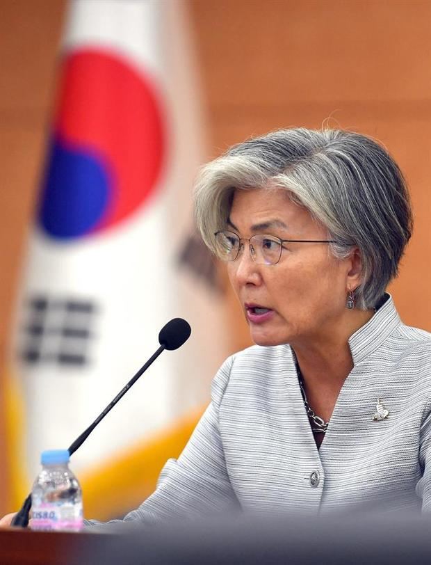 La ministra de Exteriores de Corea del Sur, Kang Kyung-wha.