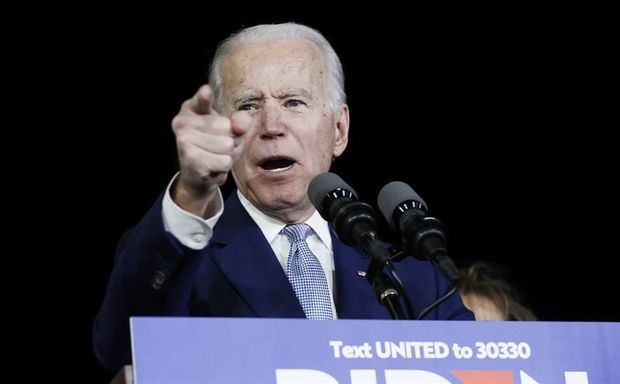 El aspirante presidencial demócrata, Joe Biden.