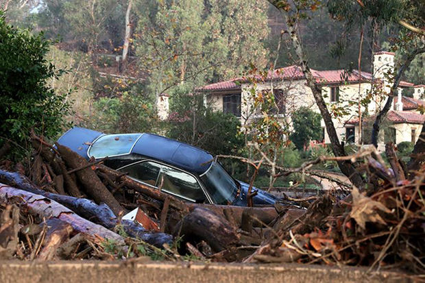 El incendio de diciembre dejó sin vegetación que protegiera de las fuertes lluvias 