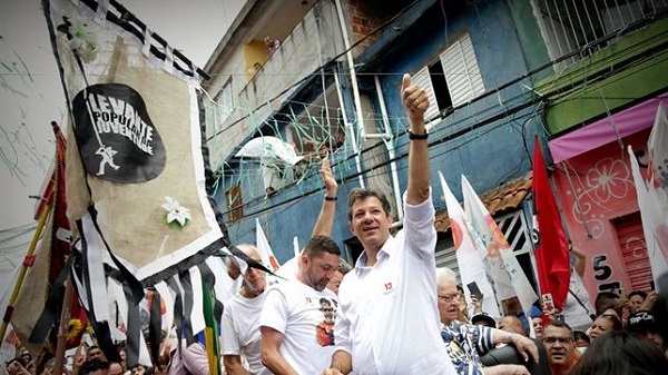 Campaña electoral en Brasil