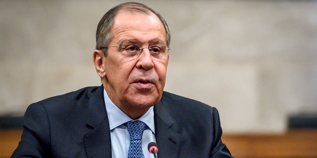  El ministro de Asuntos Exteriores de Rusia, Serguéi Lavrov. 