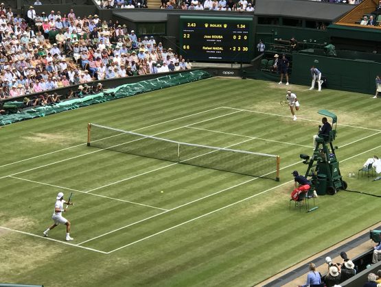 Torneo Wimbledon, Nadal vs Sousa.