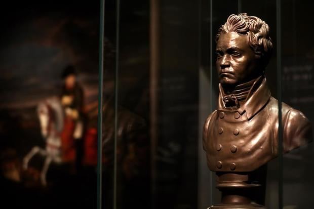En la imagen, un busto de Ludwig van Beethoven, en Bonn, Alemania.