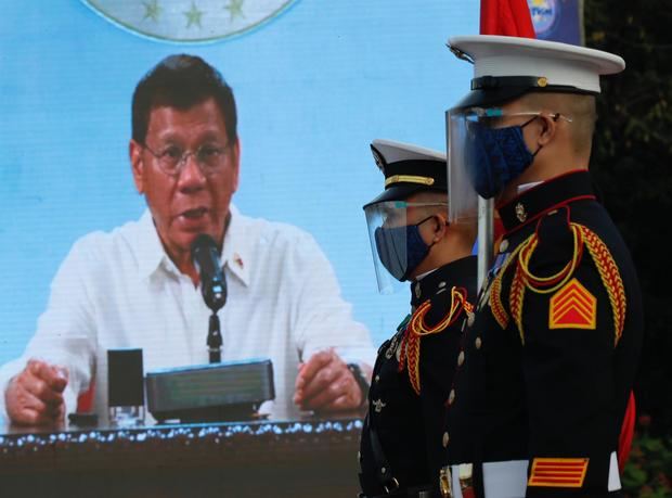 El presidente filipino Rodrigo Duterte.
