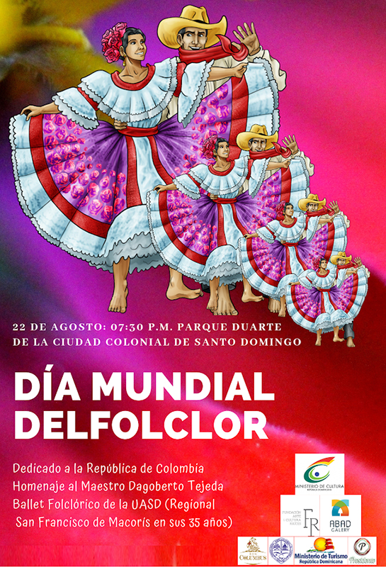 Afiche Día Mundial del Folclor.