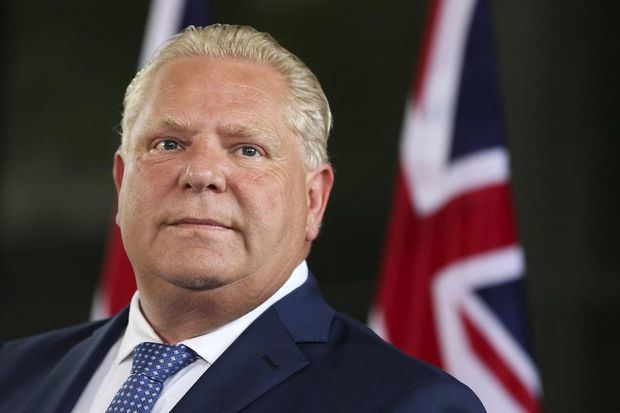 Primer ministro de la provincia de Ontario, Doug Ford.