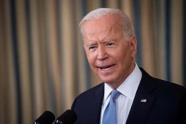Joe Biden, durante una intervención en la Casa Blanca, en Washington DC, EE.UU., donde anunció que su país comenzará a administrar inyecciones de refuerzo de covid-19 a millones de estadounidenses.