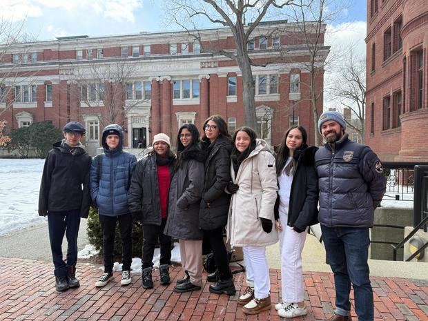 Estudiantes dominicanos en Harvard.