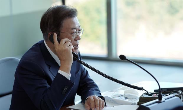 Presidente surcoreano, Moon Jae-in.