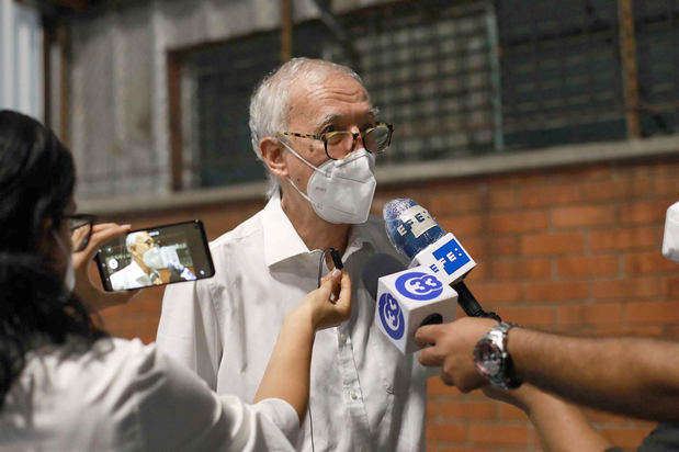 José María Tojeira, uno de los principales impulsores del proceso penal por la masacre de 6 padres jesuitas y dos mujeres en 1989, fue registrado el pasado 13 de noviembre, durante un evento en memoria de la masacre, en San Salvador, El Salvador.