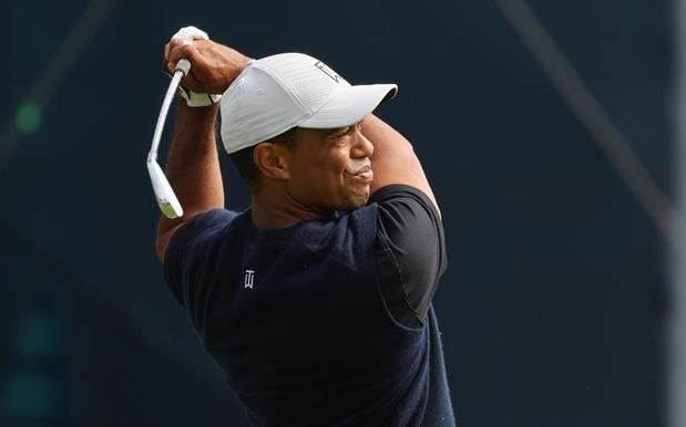 En la imagen el golfista estadounidense, Tiger Woods. 