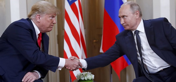 Donald Trump y Vladímir Putin en su prime encuentro