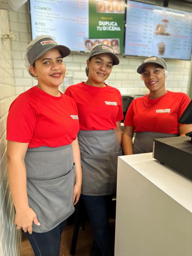 Parte de Servicio al cliente Krispy Kreme en Plaza Moderna.