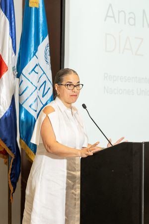 Ana María Díaz, representante del PNUD.