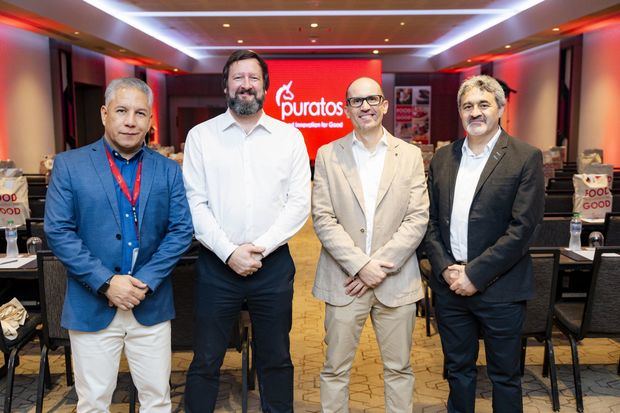 Manuel García, Lucas Discoli, Alejandro Granda y Walter Campos.