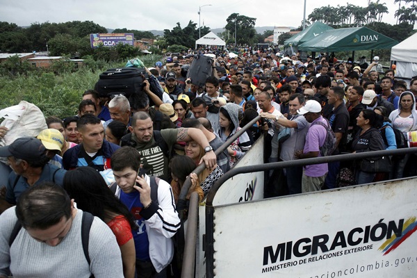Migración masiva de venezolanos