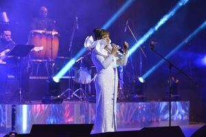 Milly Quezada deslumbró en el Gran Teatro del Cibao con su espectáculo Más Dominicana