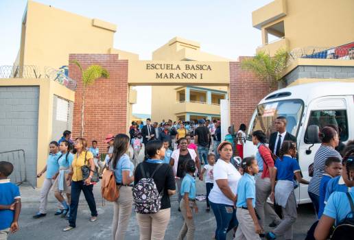 Centro educativo que inauguraron. 