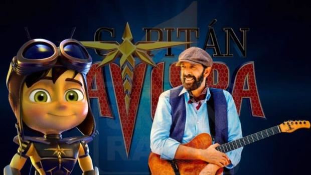 Juan Luis Guerra y capitán Avispa.