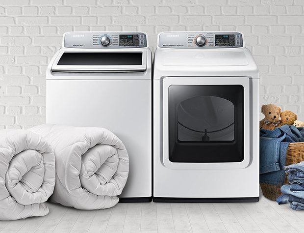 Samsung trajo a nuestros mercados su lavadora de carga superior con tecnología silenciosa VRT Plus.