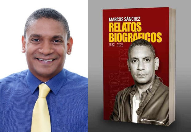 Marcos Sánchez y su libro Relatos Biográficos.