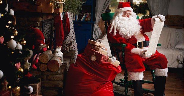 Papá Noel y los Reyes Magos.