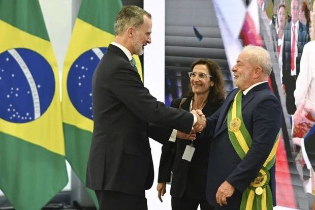 Felipe VI: 'Esperamos que Brasil tenga un papel internacional muy activo'.