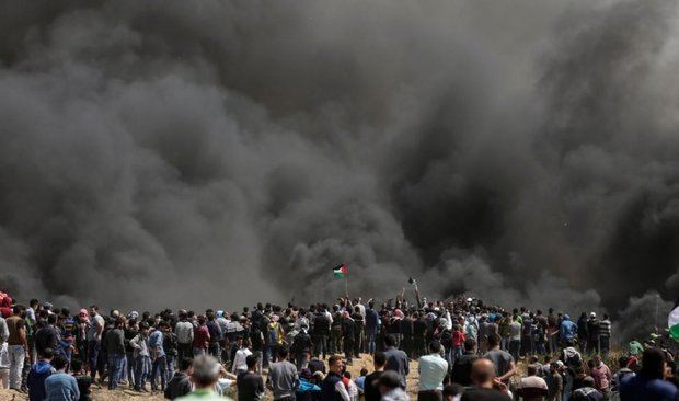 Protestas hoy en Gaza