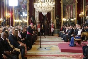 Los Reyes de España celebran la recepción anual al Cuerpo Diplomático en el Palacio Real