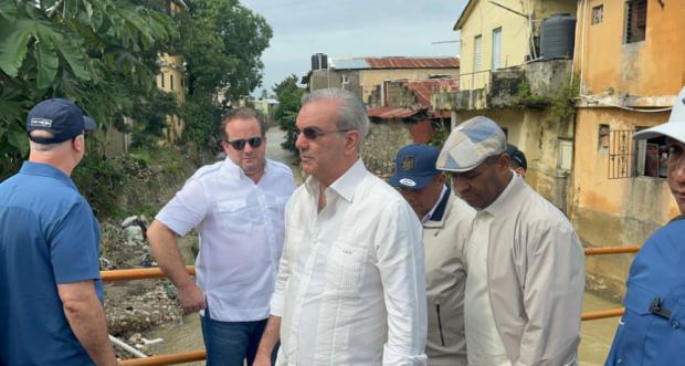 Abinader dirige acciones en Puerto Plata para enfrentar daños por inundaciones