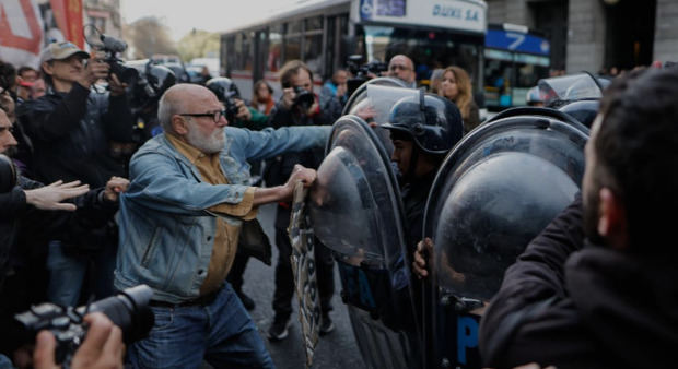 Protestas en Argentina.