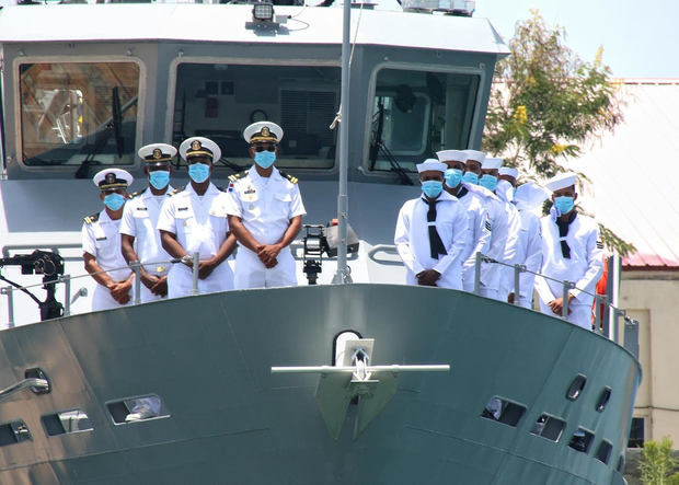 Incorporación de guardacostas a la flota naval de la Armada de República Dominicana donado por los EE. UU. guardacostas Betelgeuse GC-102.