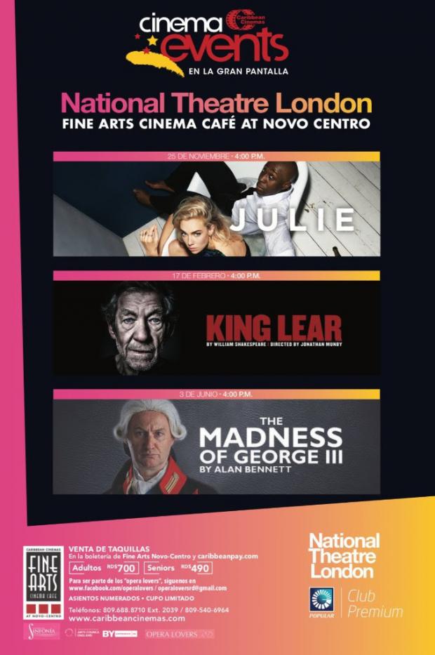 Cartelera de la temporada 2018-19 de National Theatre London
