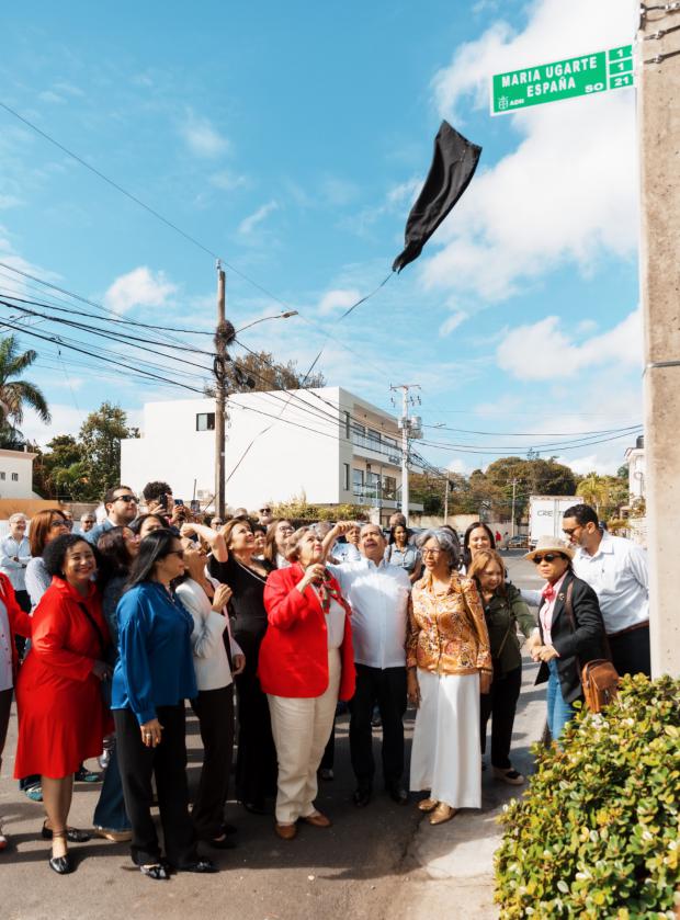 ADN nombra calles en La Castellana en honor a Margarita Tavares, María Ugarte y Zoraida Heredia