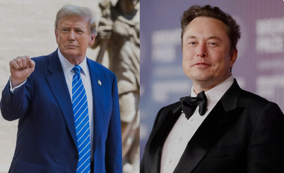 Donald Trump y Elon Musk.